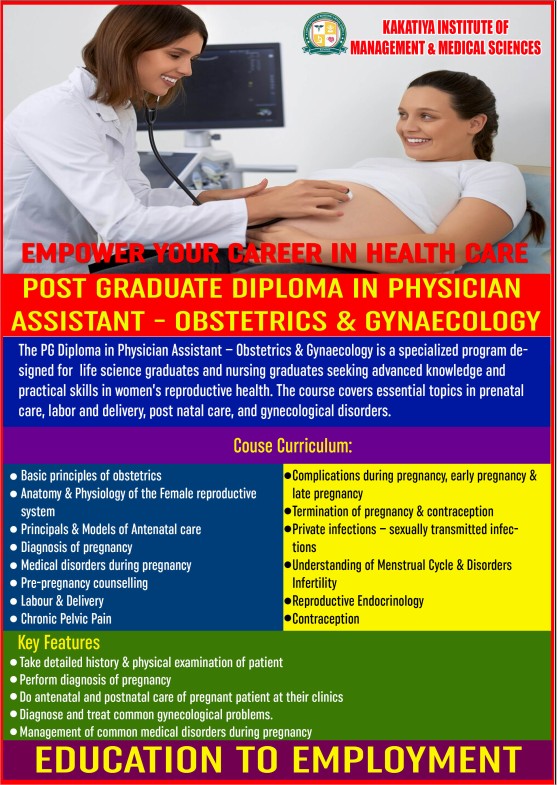 Post Graduate Diploma in Physician Assistant - Obstetrics & Gynaecology
