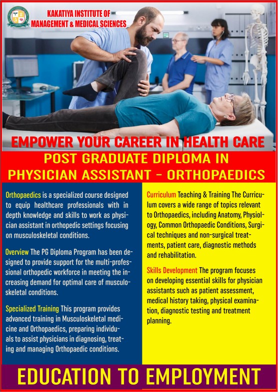 Post Graduate Diploma in Physician Assistant - Orthopaedics